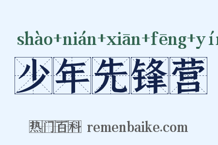少年先锋营是什么意思的图片
